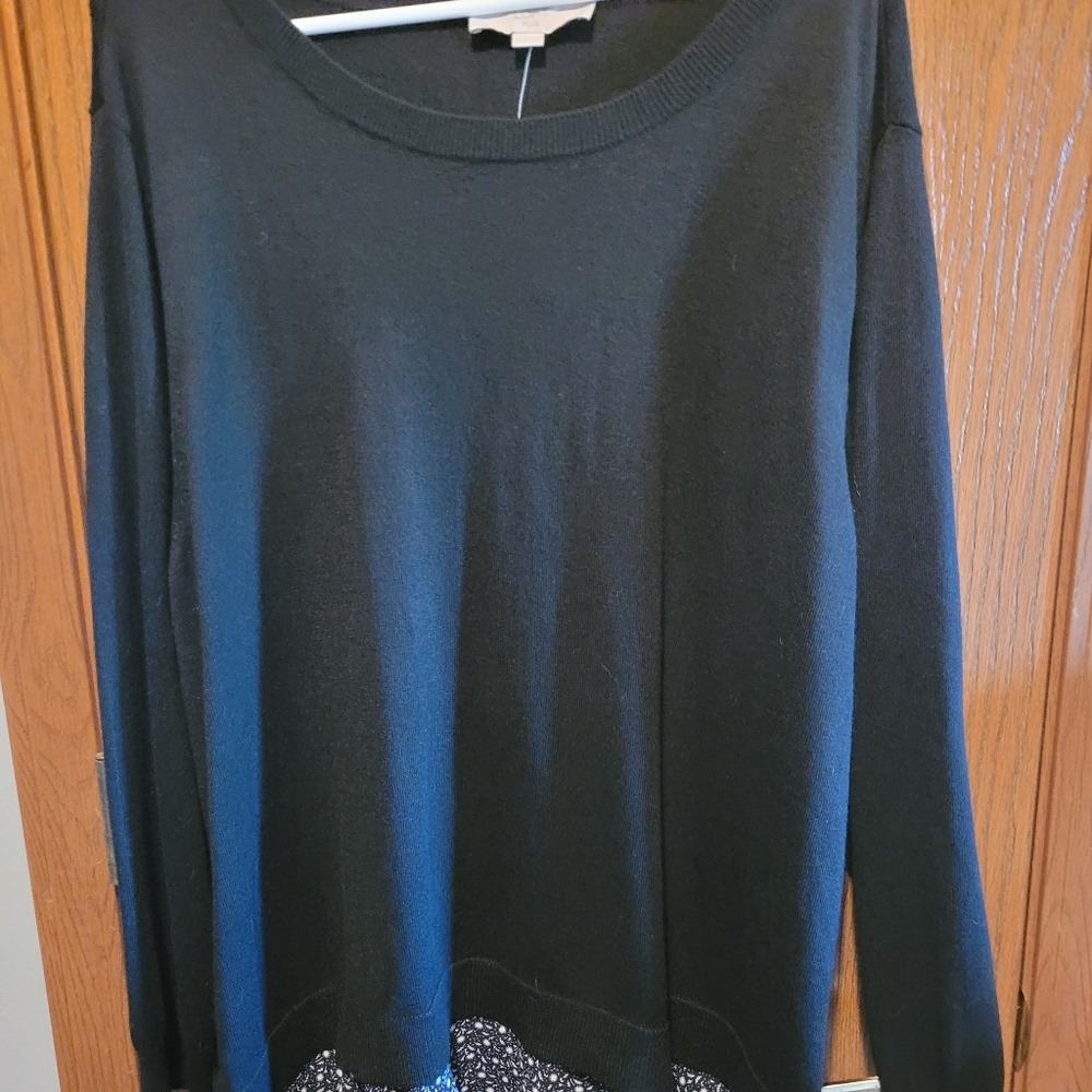 Loft Plus- Thin crewneck sweater